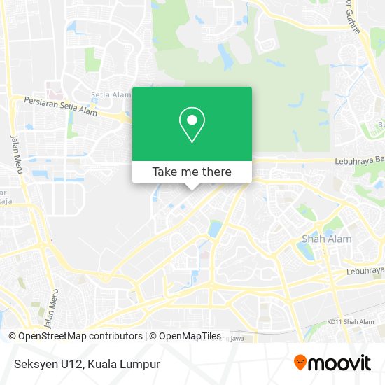 Seksyen U12 map