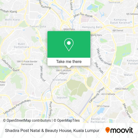 Shadira Post Natal & Beauty House map