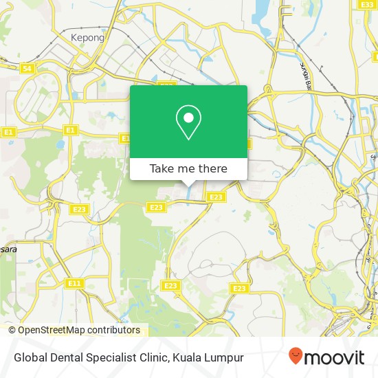 Global Dental Specialist Clinic map