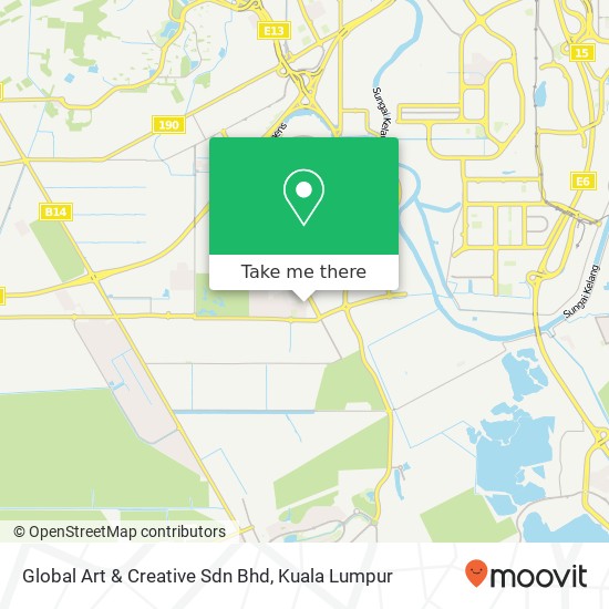 Global Art & Creative Sdn Bhd map