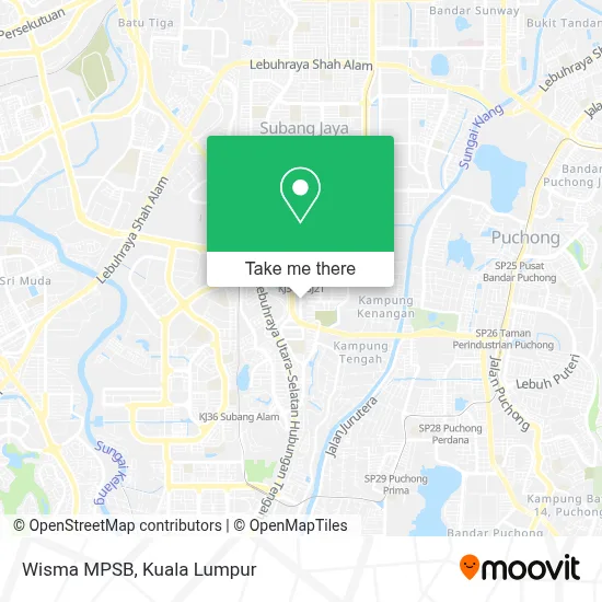 Wisma MPSB map