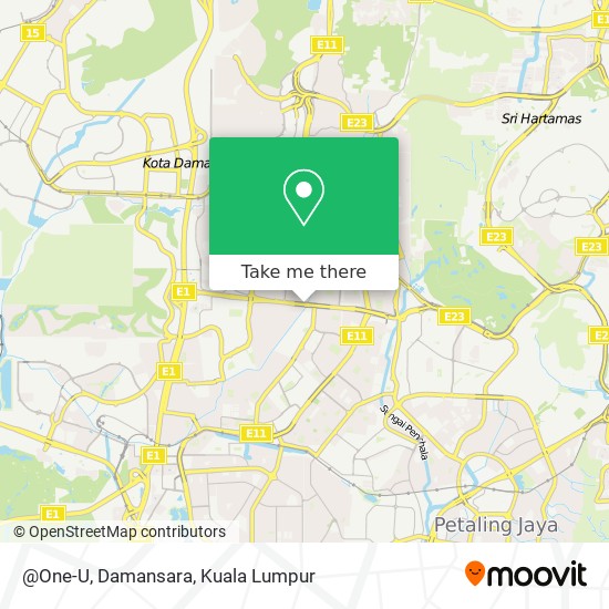 @One-U, Damansara map