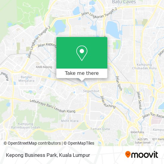 Kepong Business Park map