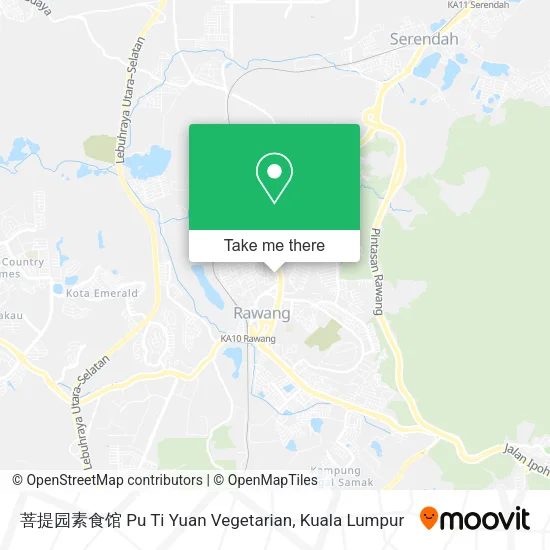 菩提园素食馆 Pu Ti Yuan Vegetarian map