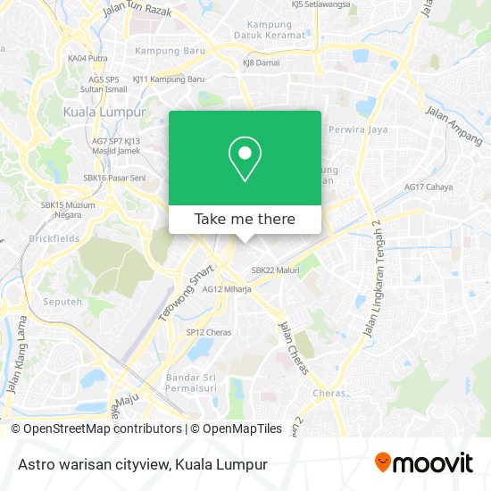 Astro warisan cityview map
