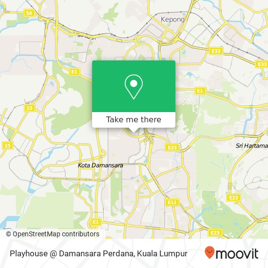 Peta Playhouse @ Damansara Perdana