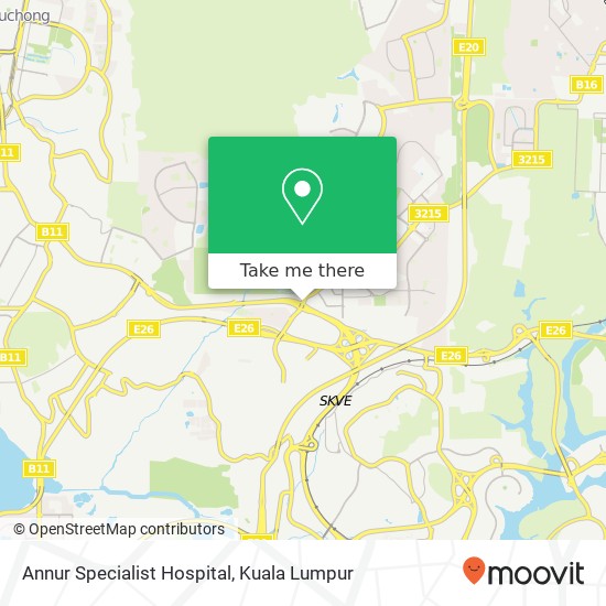 Annur Specialist Hospital map