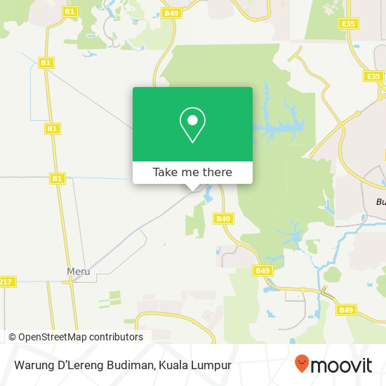 Warung D’Lereng Budiman map