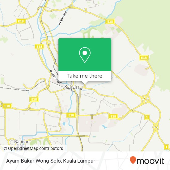 Ayam Bakar Wong Solo map