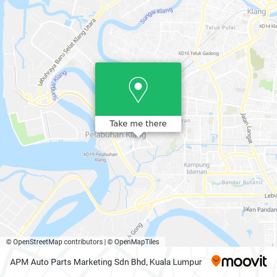Peta APM Auto Parts Marketing Sdn Bhd