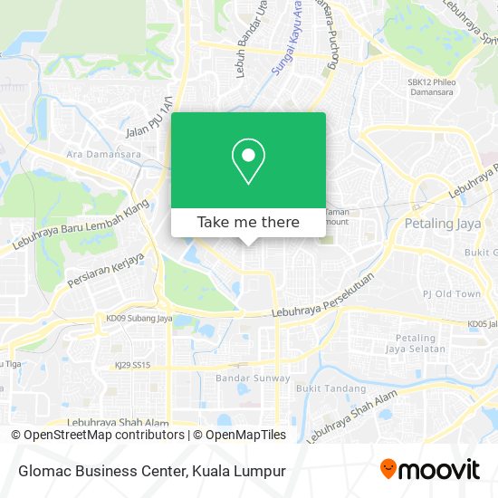 Glomac Business Center map