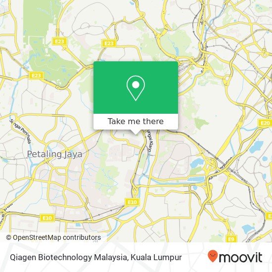 Qiagen Biotechnology Malaysia map