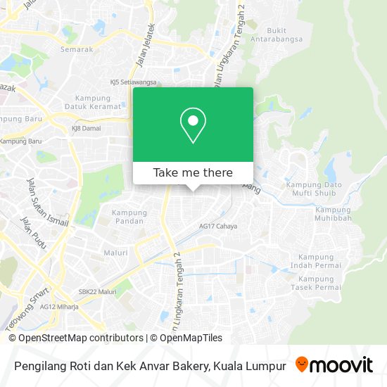 Pengilang Roti dan Kek Anvar Bakery map