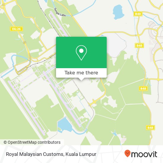 Royal Malaysian Customs map