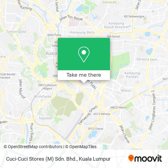 Cuci-Cuci Stores (M) Sdn. Bhd. map