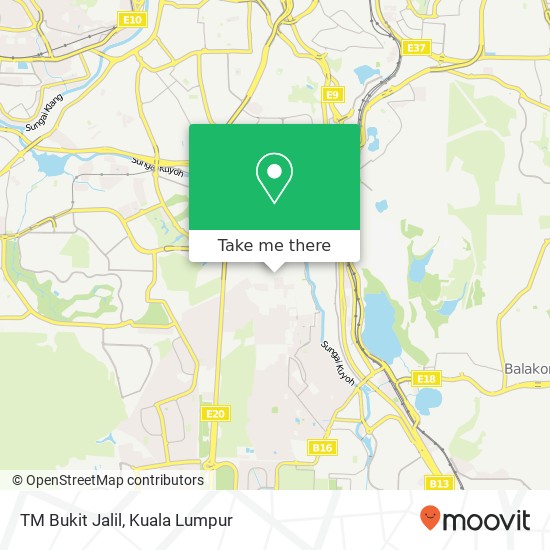 Peta TM Bukit Jalil