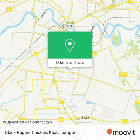 Black Pepper Chicken map