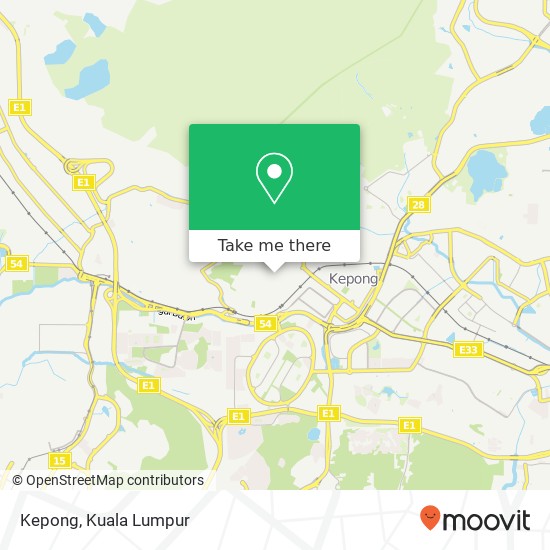 Kepong map