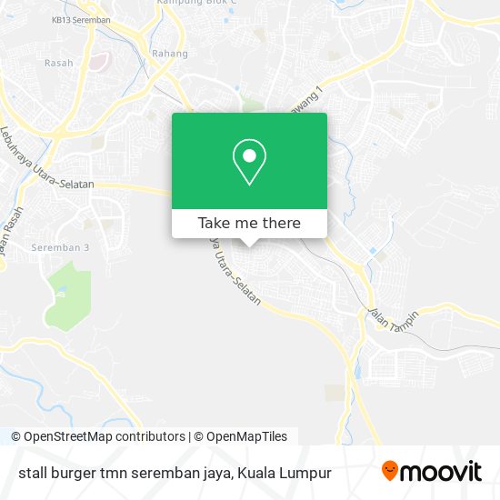 Peta stall burger tmn seremban jaya