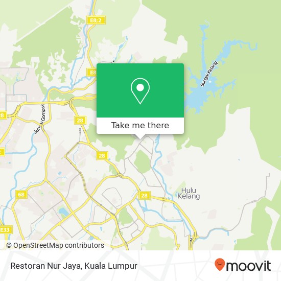 Peta Restoran Nur Jaya