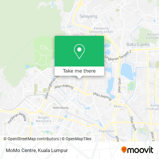 MoMo Centre map