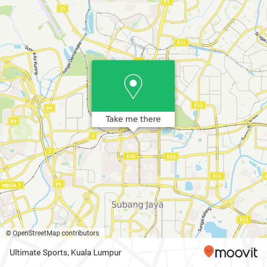 Ultimate Sports map