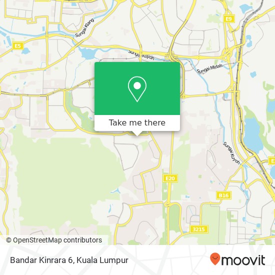 Bandar Kinrara 6 map