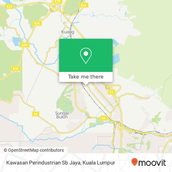 Kawasan Perindustrian Sb Jaya map