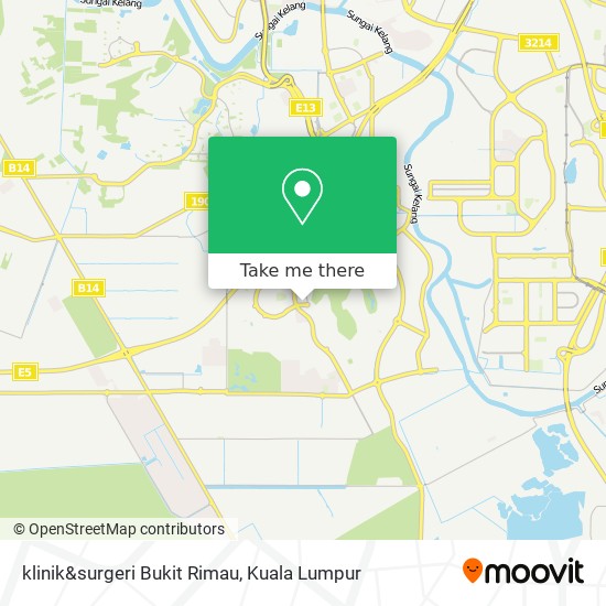 Peta klinik&surgeri Bukit Rimau