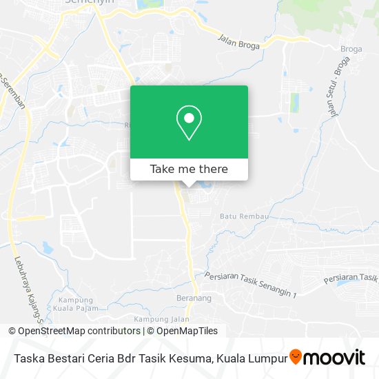 Taska Bestari Ceria Bdr Tasik Kesuma map