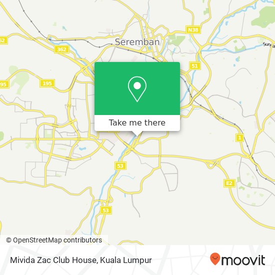 Mivida Zac Club House map