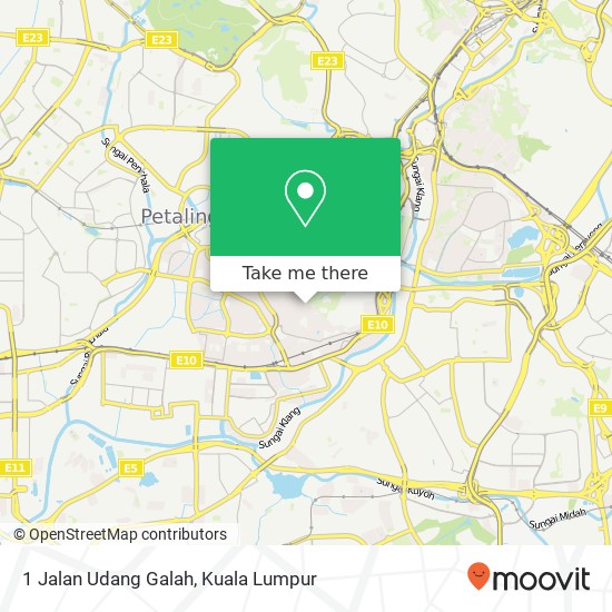 1 Jalan Udang Galah map