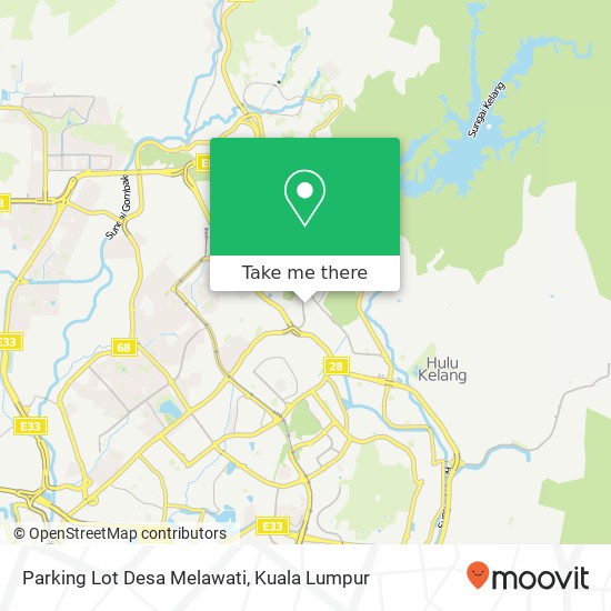 Parking Lot Desa Melawati map