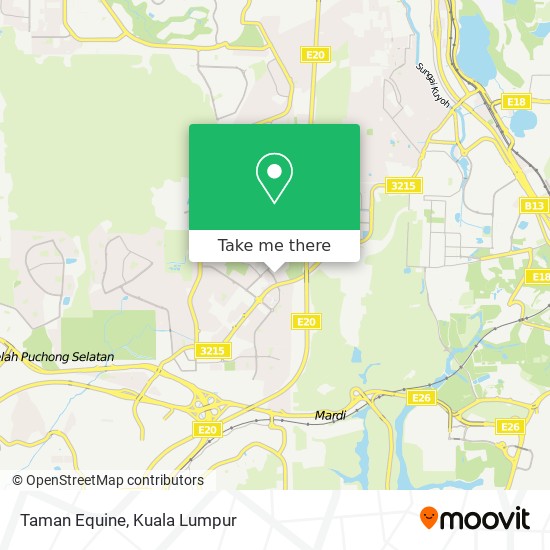 Taman Equine map