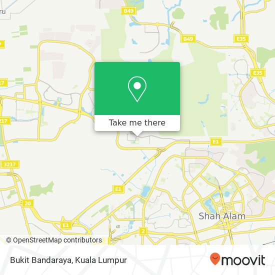Bukit Bandaraya map