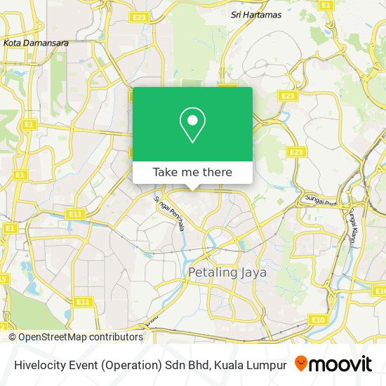 Hivelocity Event (Operation) Sdn Bhd map