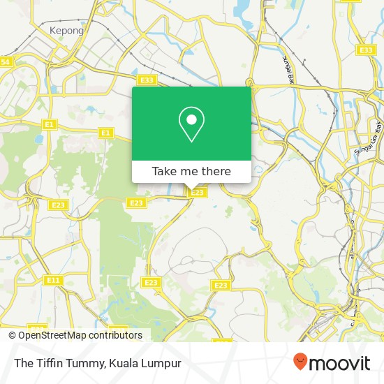 The Tiffin Tummy map