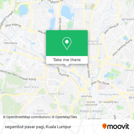 segambut pasar pagi map