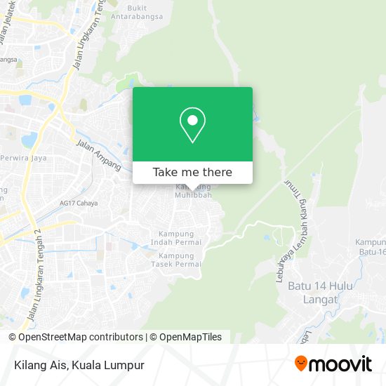 Kilang Ais map