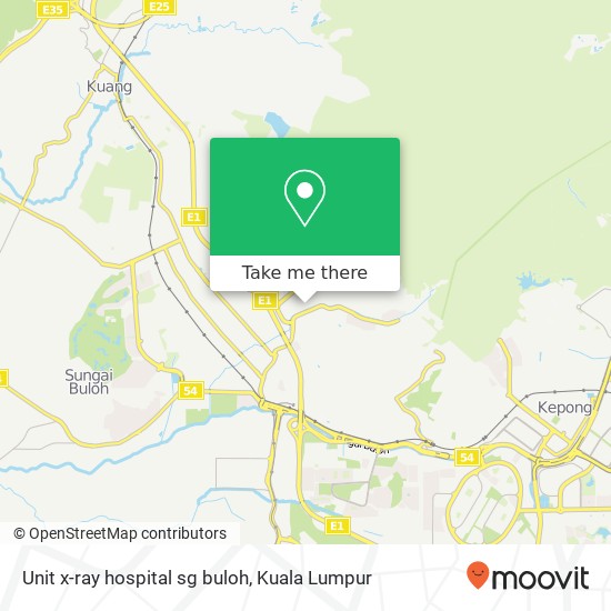 Unit x-ray hospital sg buloh map