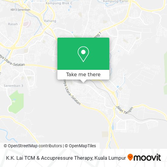 K.K. Lai TCM & Accupressure Therapy map