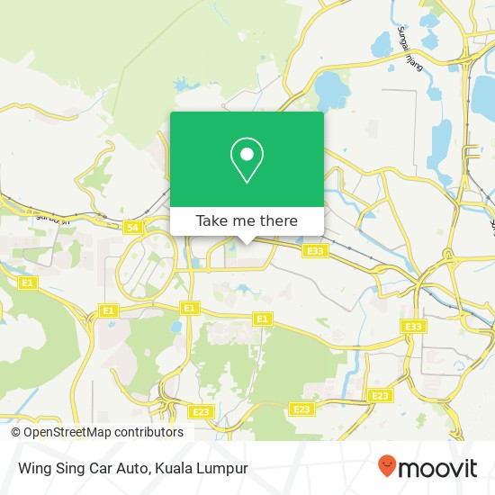 Wing Sing Car Auto map