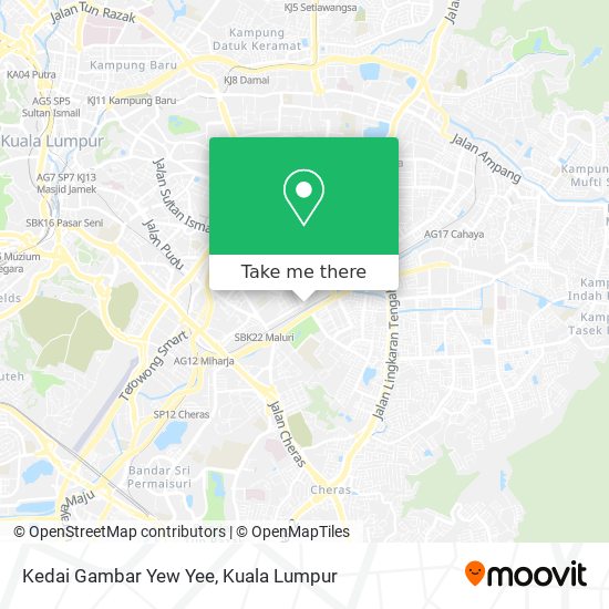 Kedai Gambar Yew Yee map