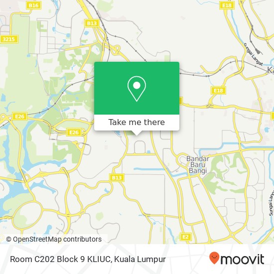 Room C202 Block 9 KLIUC map