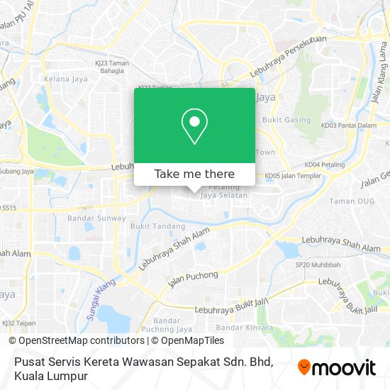 Pusat Servis Kereta Wawasan Sepakat Sdn. Bhd map