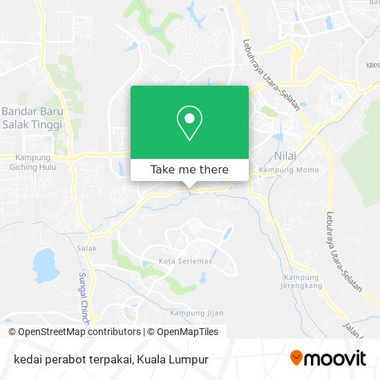 Peta kedai perabot terpakai