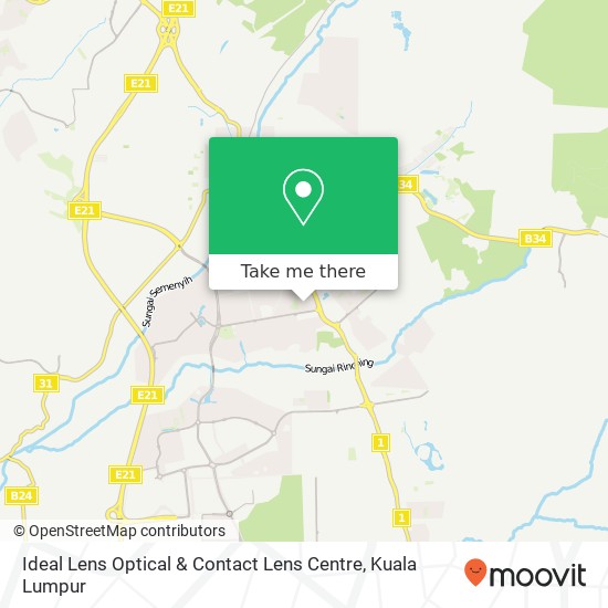 Ideal Lens Optical & Contact Lens Centre map