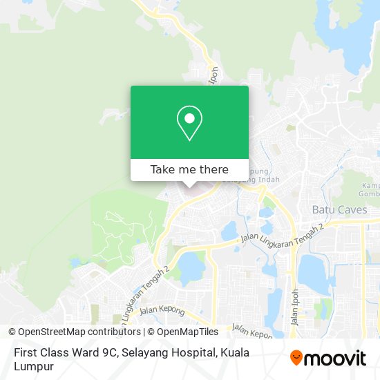 First Class Ward 9C, Selayang Hospital map