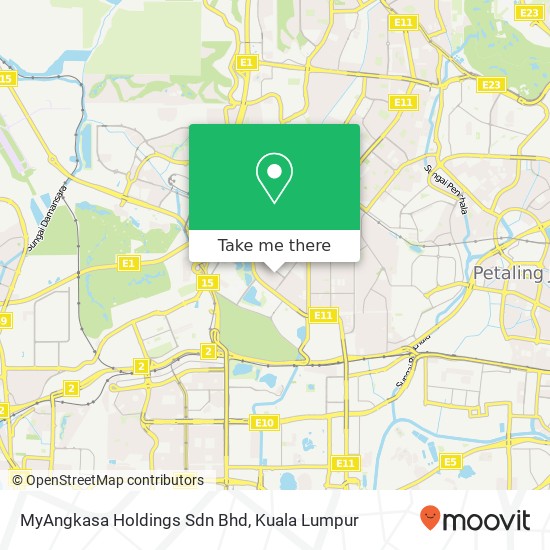 MyAngkasa Holdings Sdn Bhd map