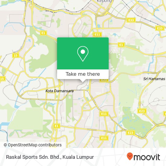 Raskal Sports Sdn. Bhd. map